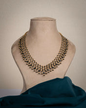 Black Diamond Beads Mesh Necklace Sarafa Bazar India