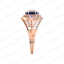 Brilliant 14K Rose Gold Diamond Fancy Gemstone Bracalets Sarafa Bazar India