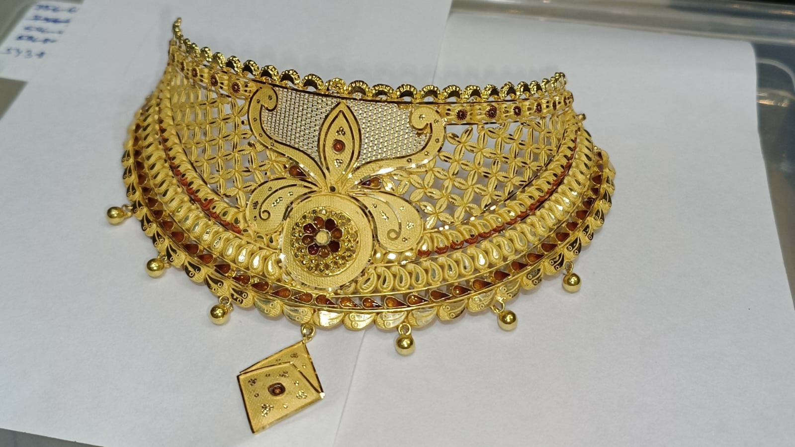 Gold Choker Sarafa Bazar India