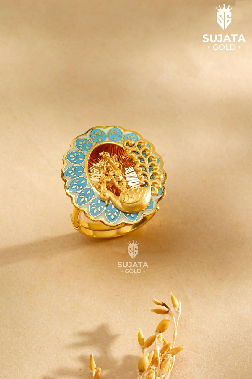 Antique Fusion Ladies Ring Sarafa Bazar India