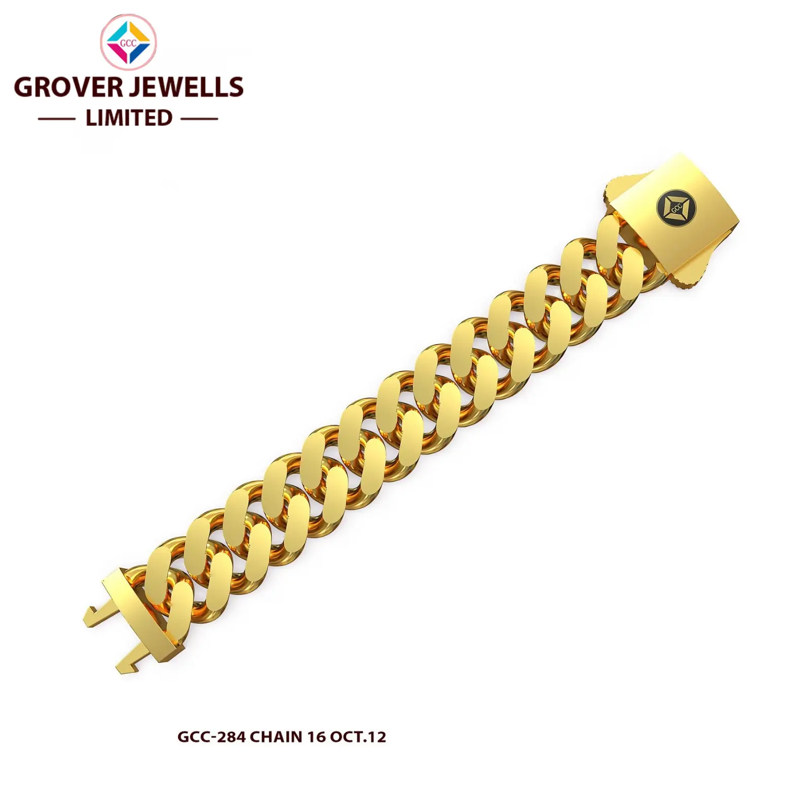 CASTING CUBAN BRACELET (FCCBR-217) Sarafa Bazar India