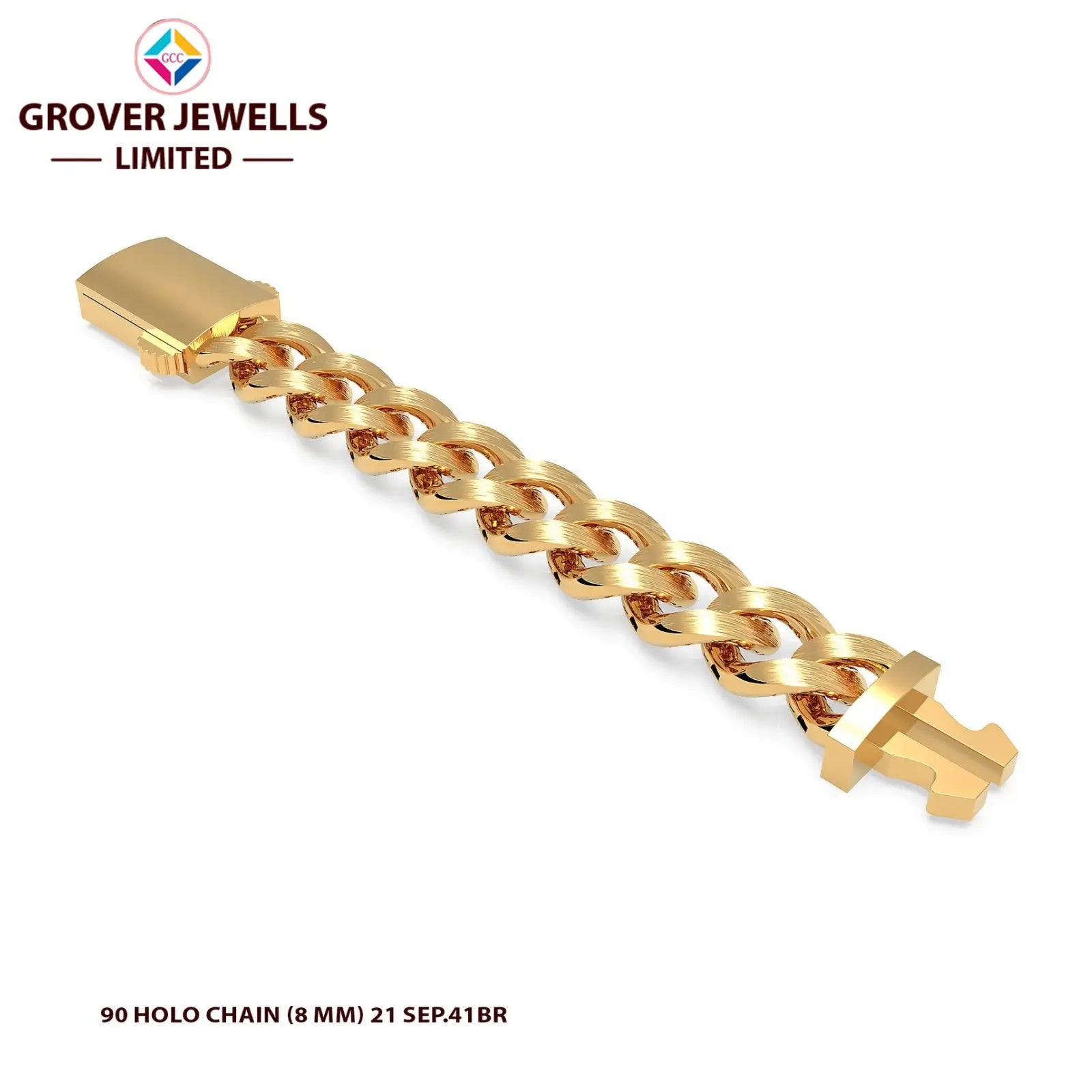 CASTING CUBAN BRACELET (FCCBR-260) Sarafa Bazar India