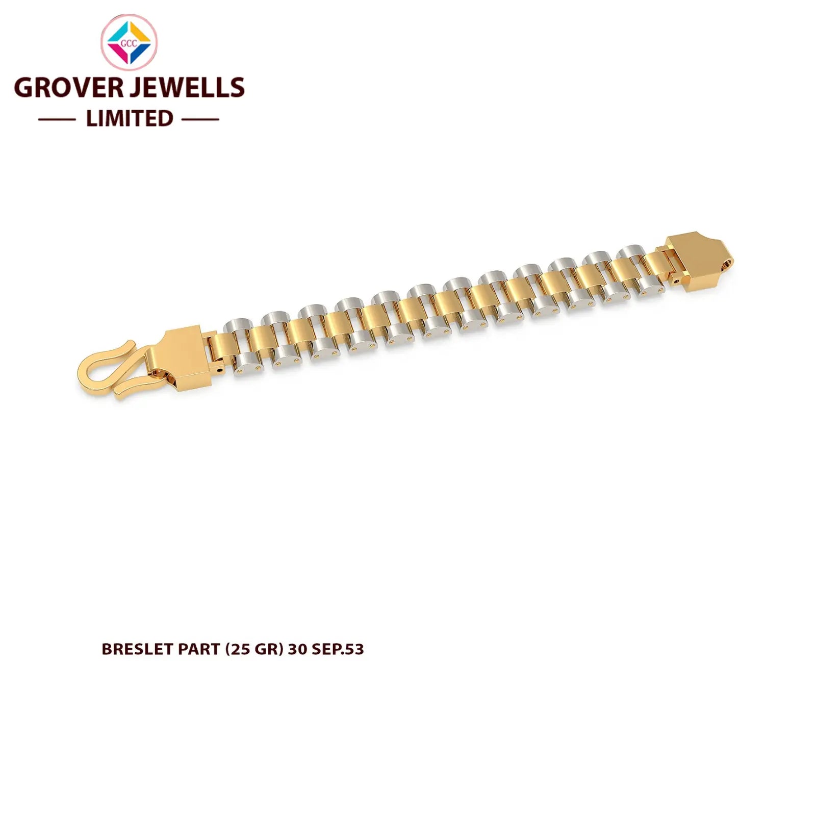 CASTING CUBAN BRACELET (FCCBR-261) Sarafa Bazar India