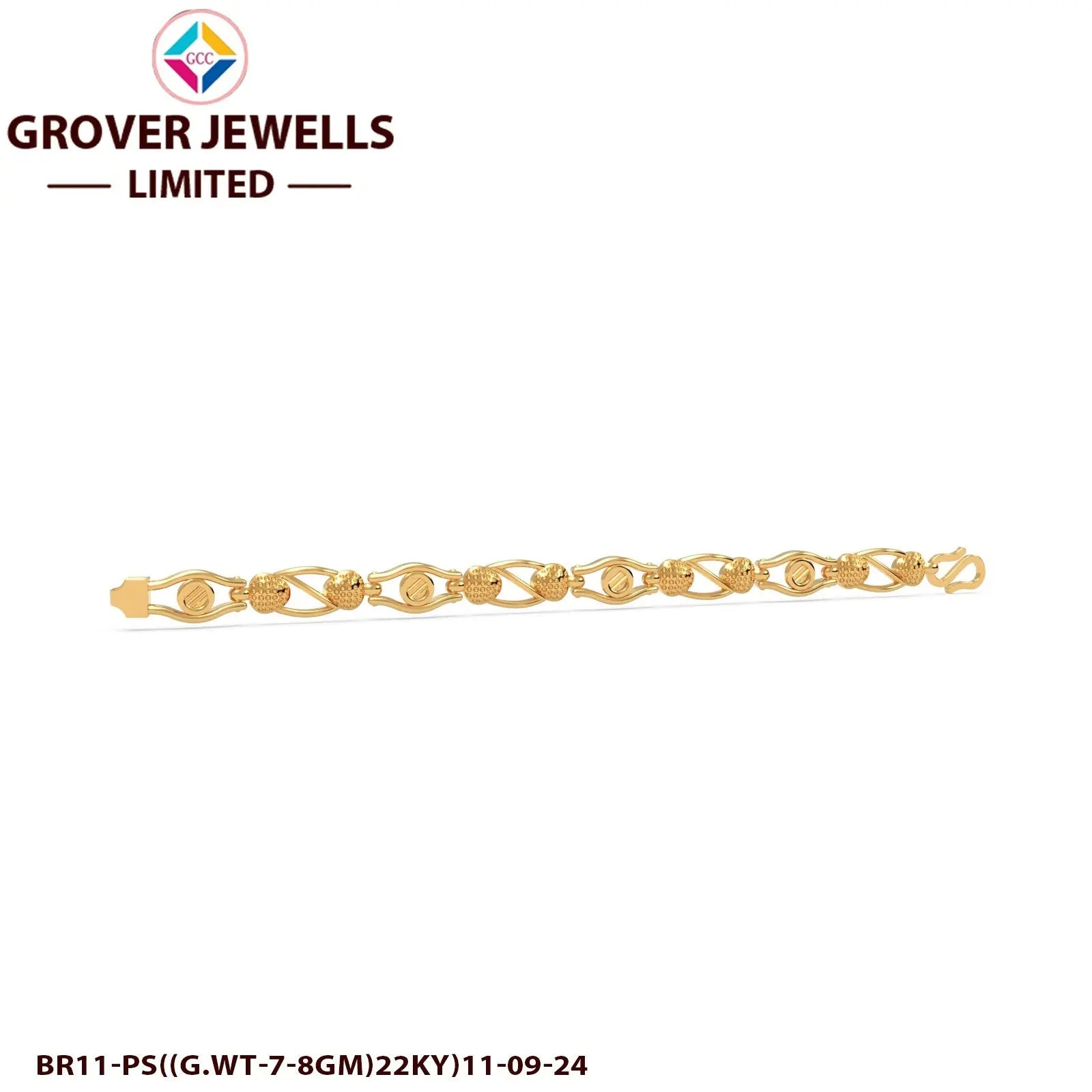 CASTING CUBAN BRACELET (FCCBR-289) Sarafa Bazar India