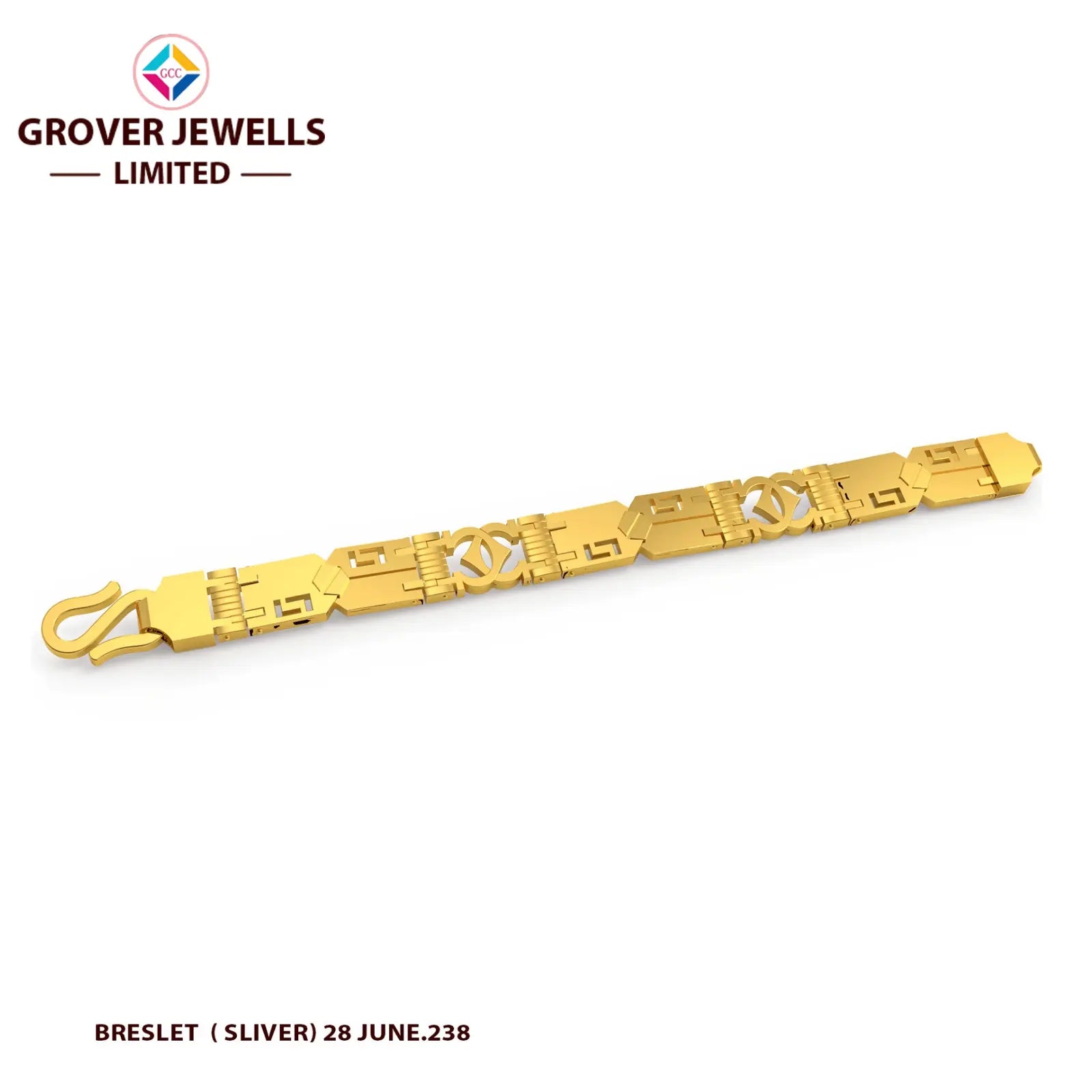 CASTING CUBAN BRACELET (FCCBR-313) Sarafa Bazar India