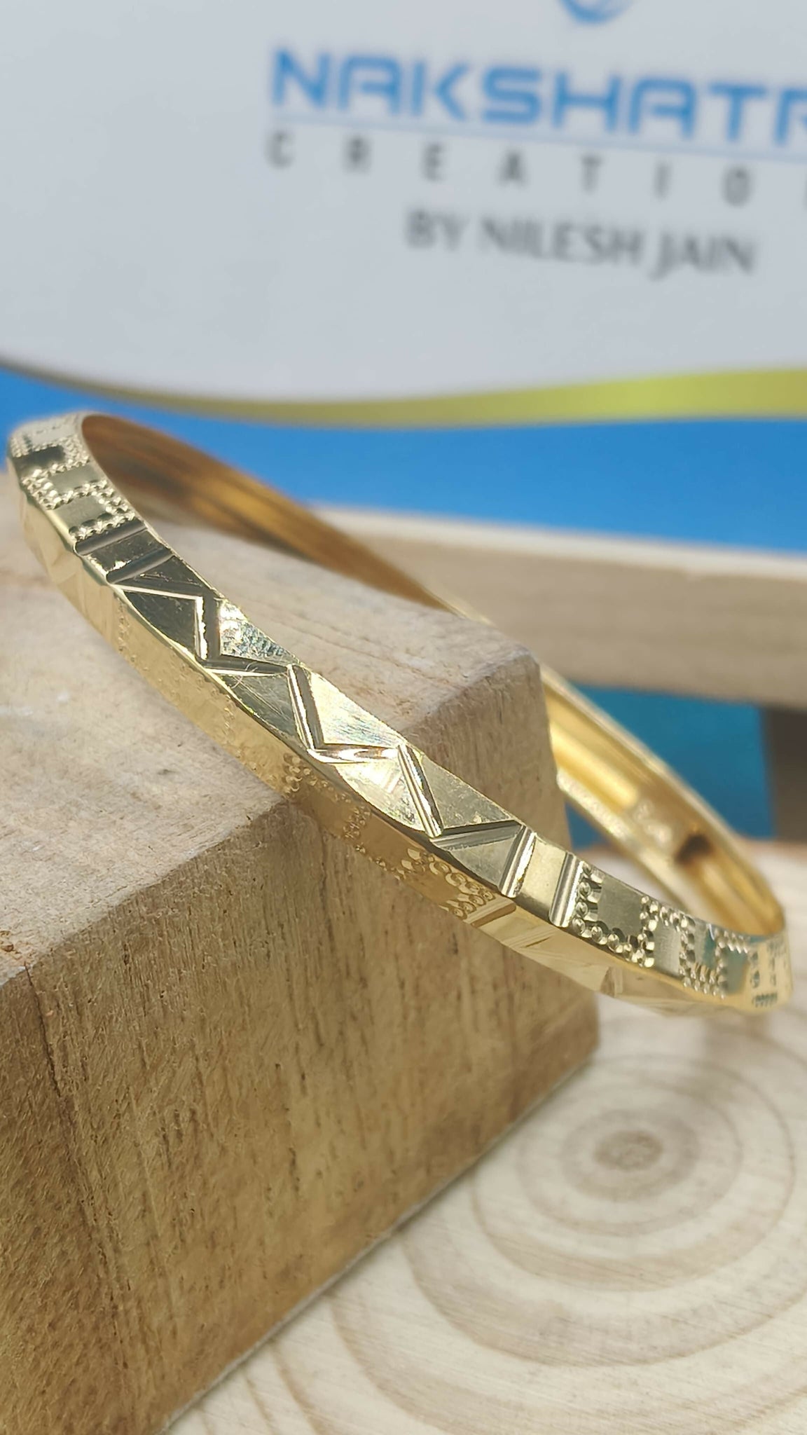 Gold Gents Kada Sarafa Bazar India