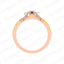 Fine 14K Rose Gold Diamond Rings Collection Sarafa Bazar India