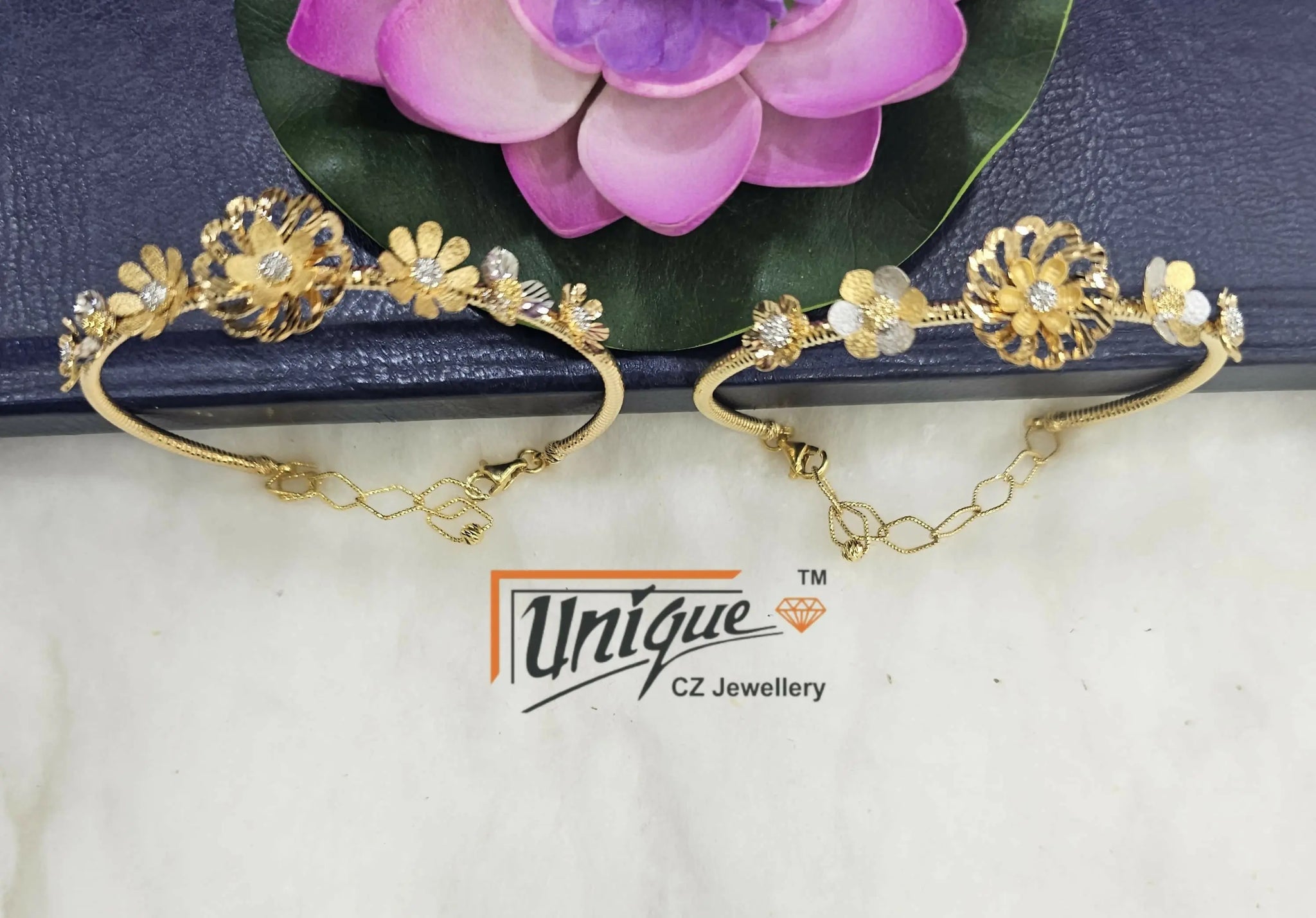 CNC Rhodium Bracelet Sarafa Bazar India