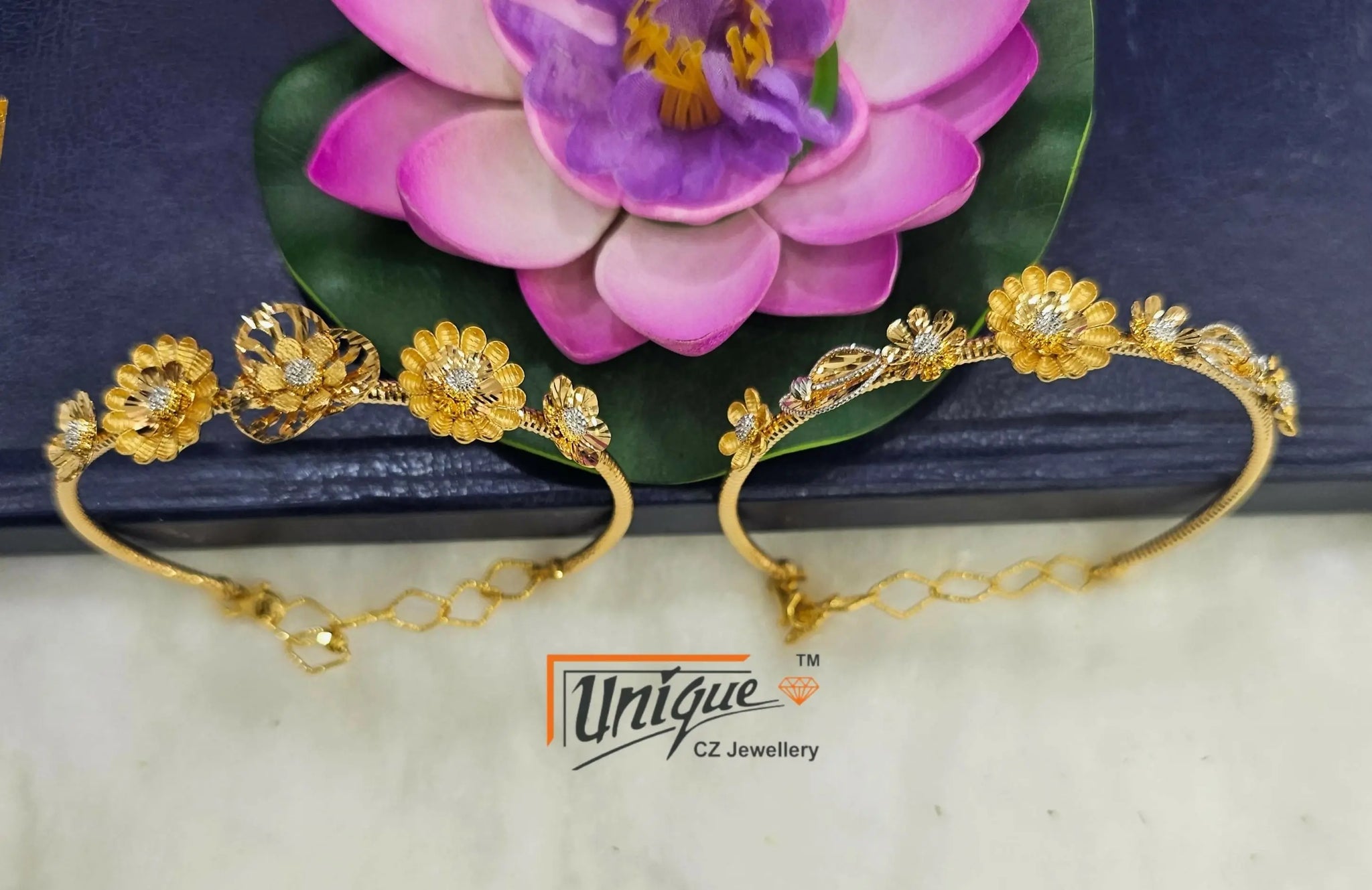 CNC Rhodium Bracelet Sarafa Bazar India