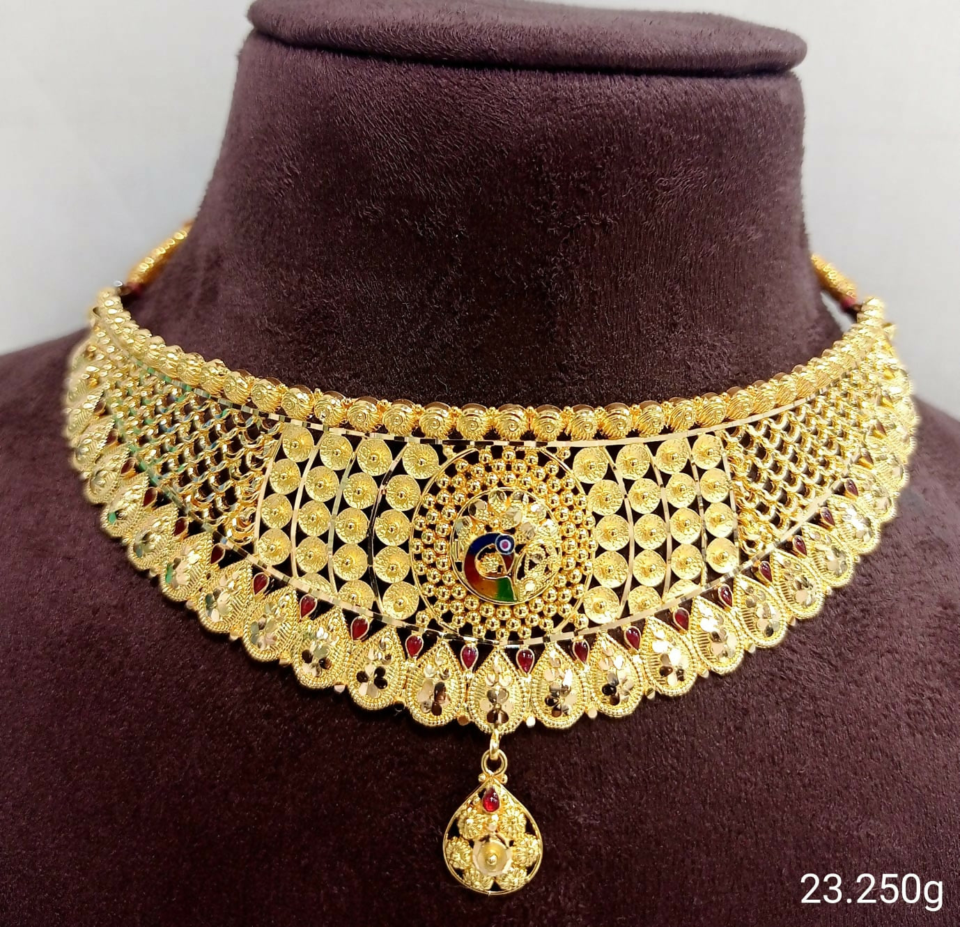 Gold Choker Sarafa Bazar India