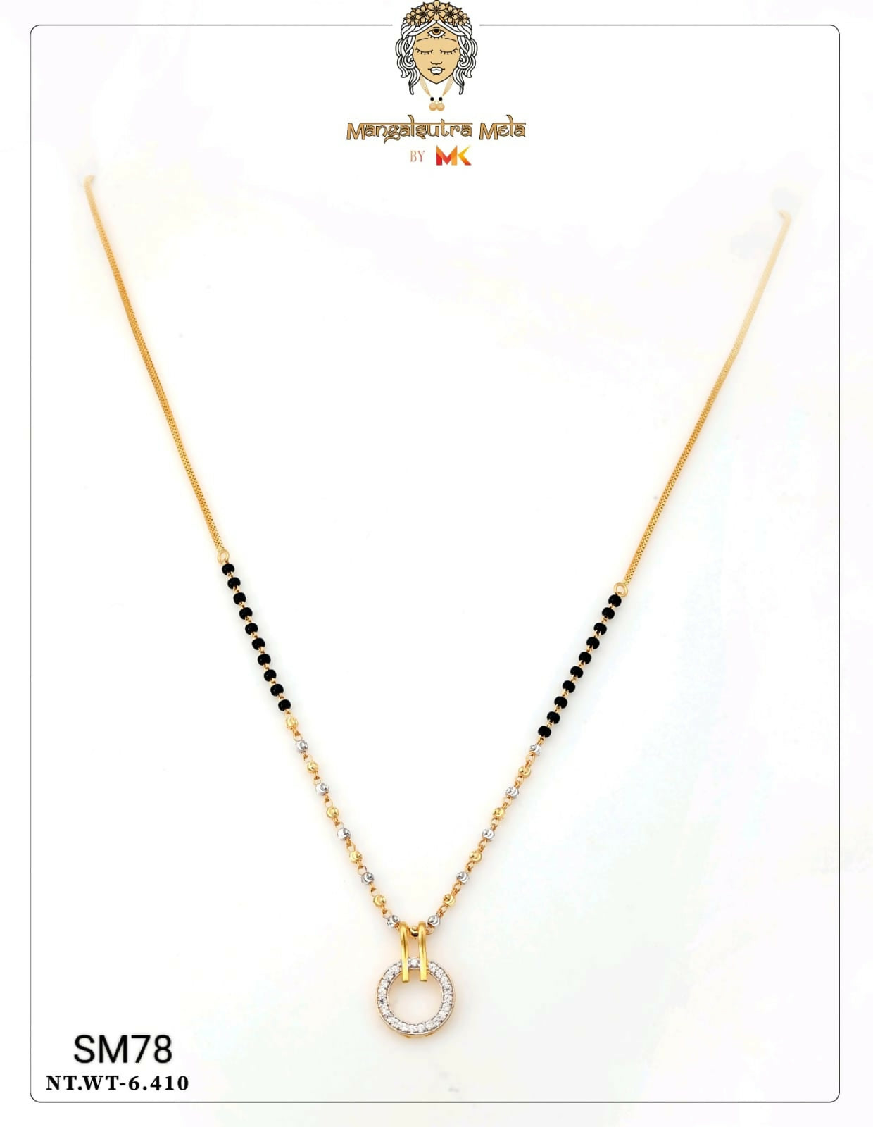 CZ Mangalsutra Sarafa Bazar India