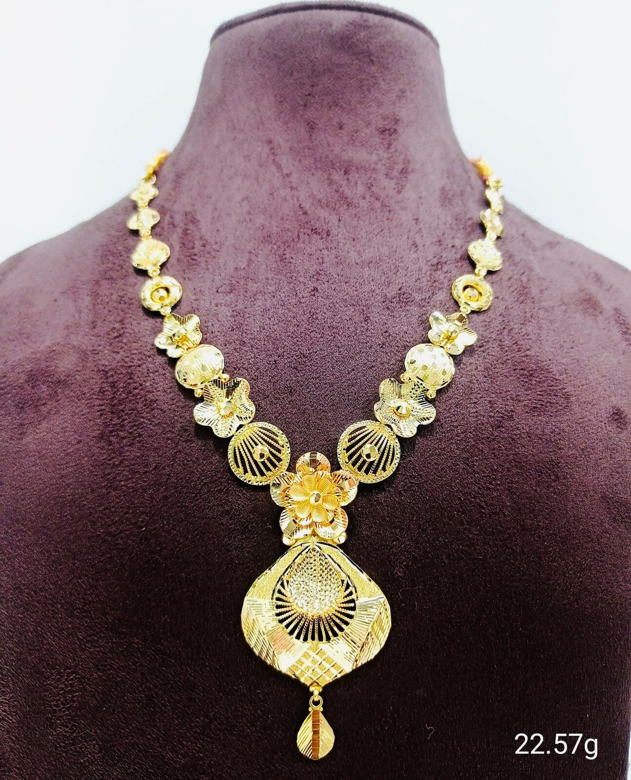 Flora Necklace & Long Set Sarafa Bazar India