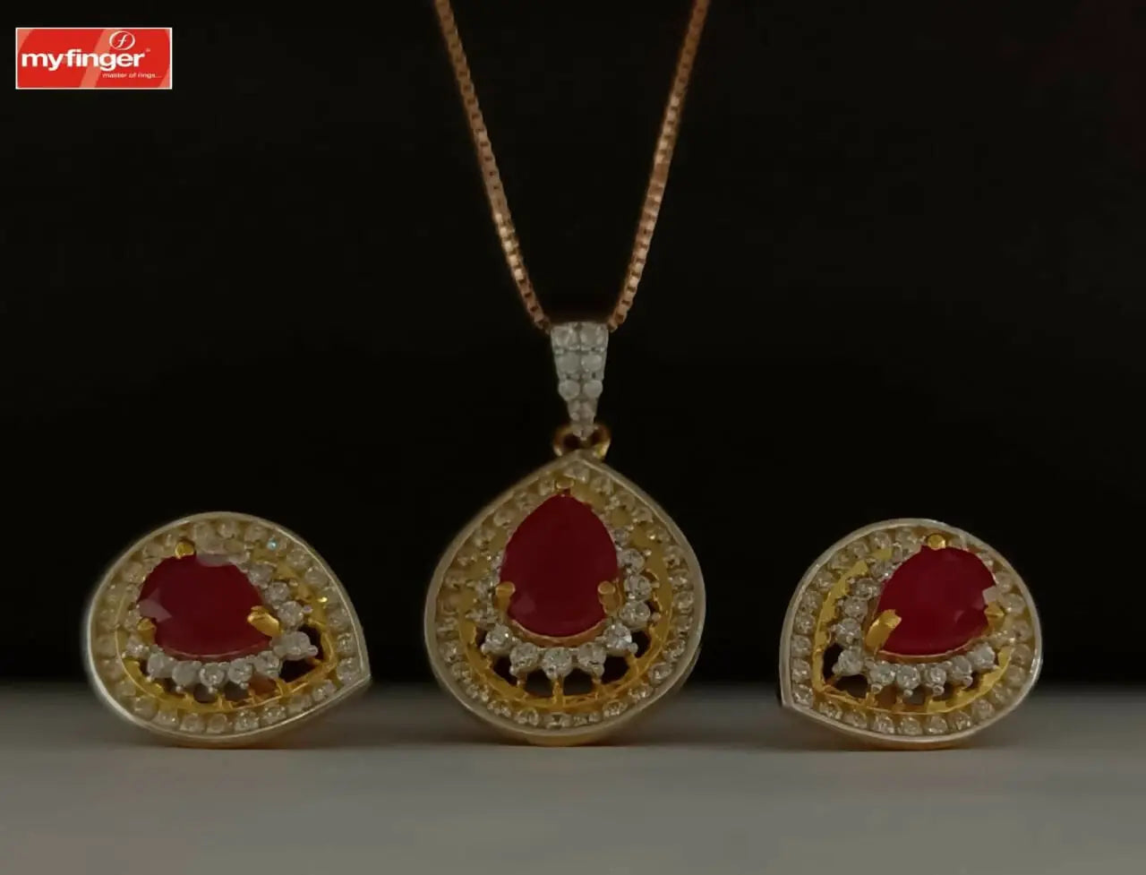 CZ Chain Set Sarafa Bazar India