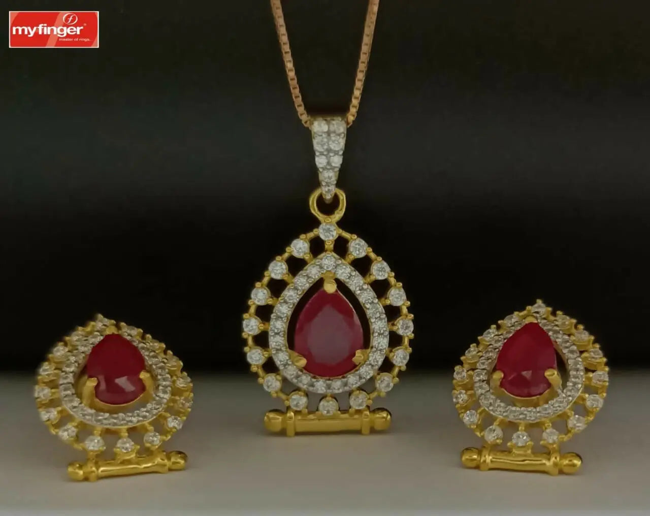 CZ Chain Set Sarafa Bazar India