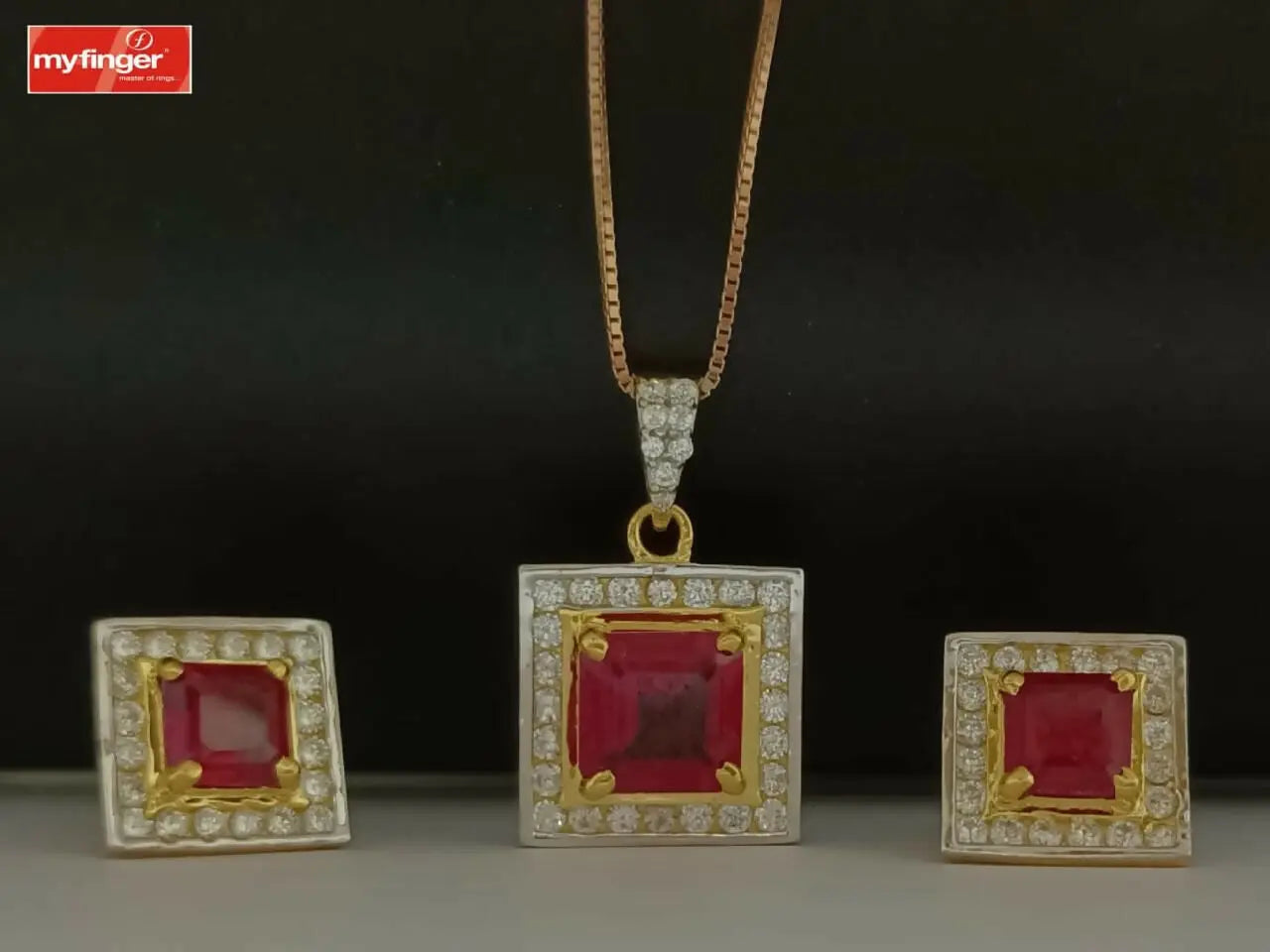 CZ Chain Set Sarafa Bazar India