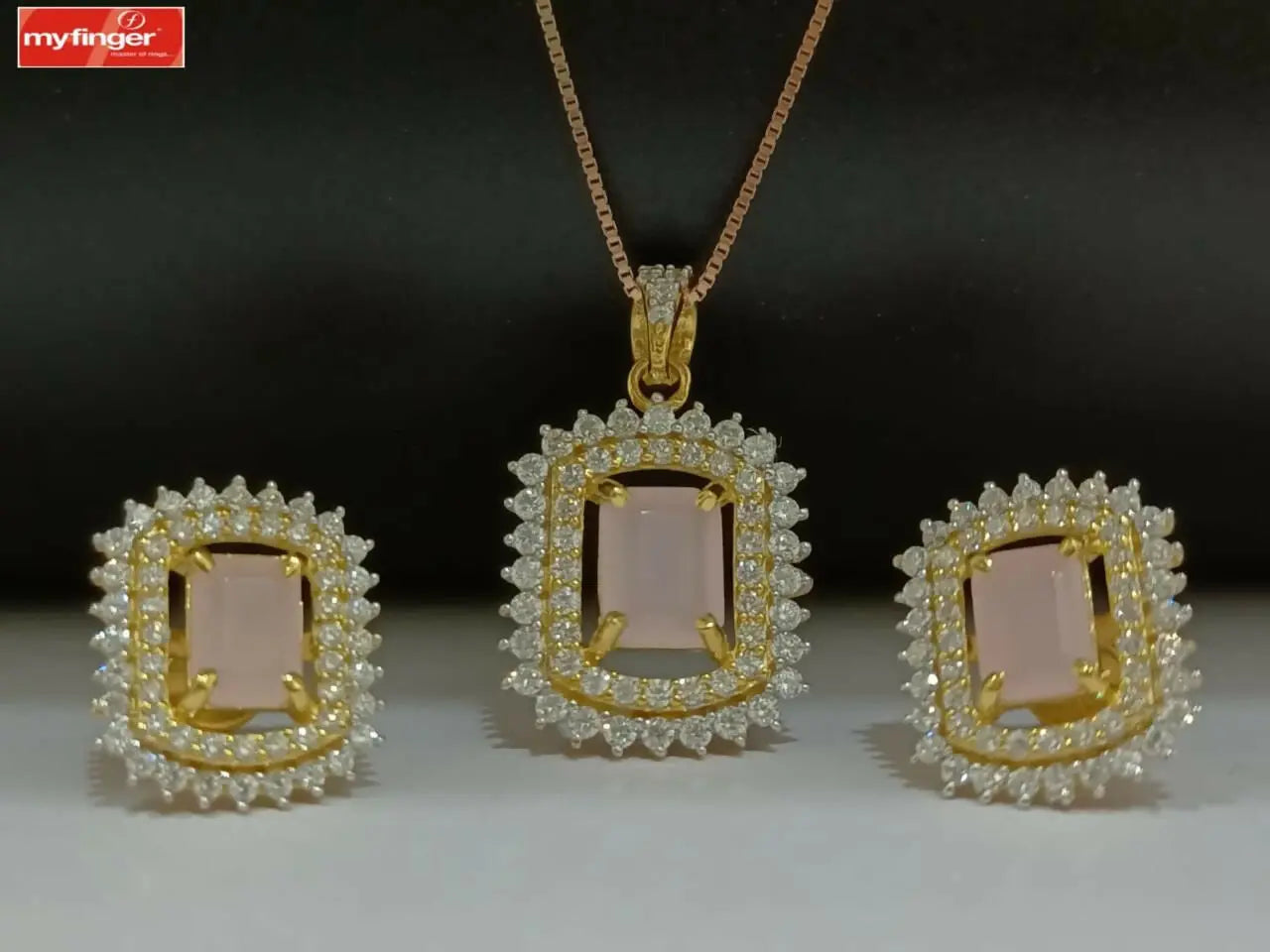 CZ Chain Set Sarafa Bazar India