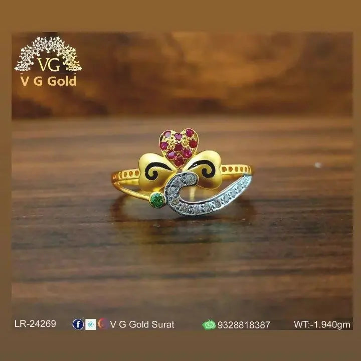 CZ Ladies Ring Sarafa Bazar India