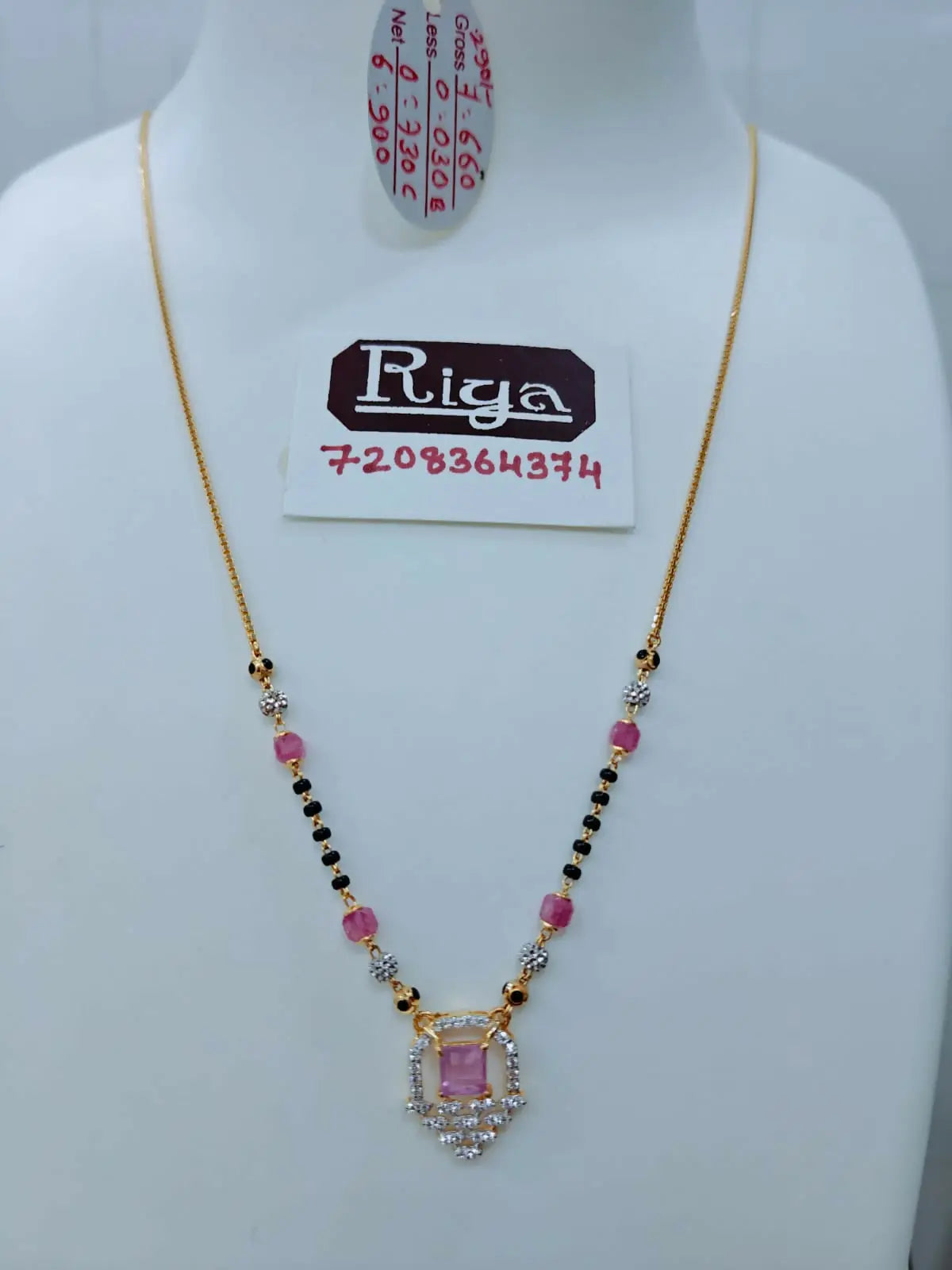 CZ Mangalsutra Sarafa Bazar India