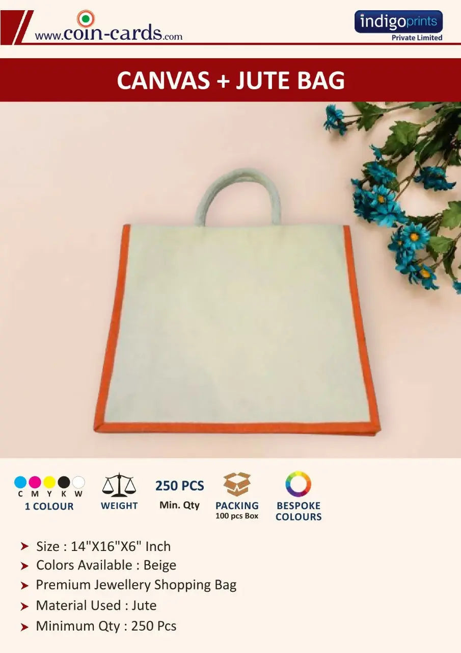 Canvas + Jute Bag Sarafa Bazar India