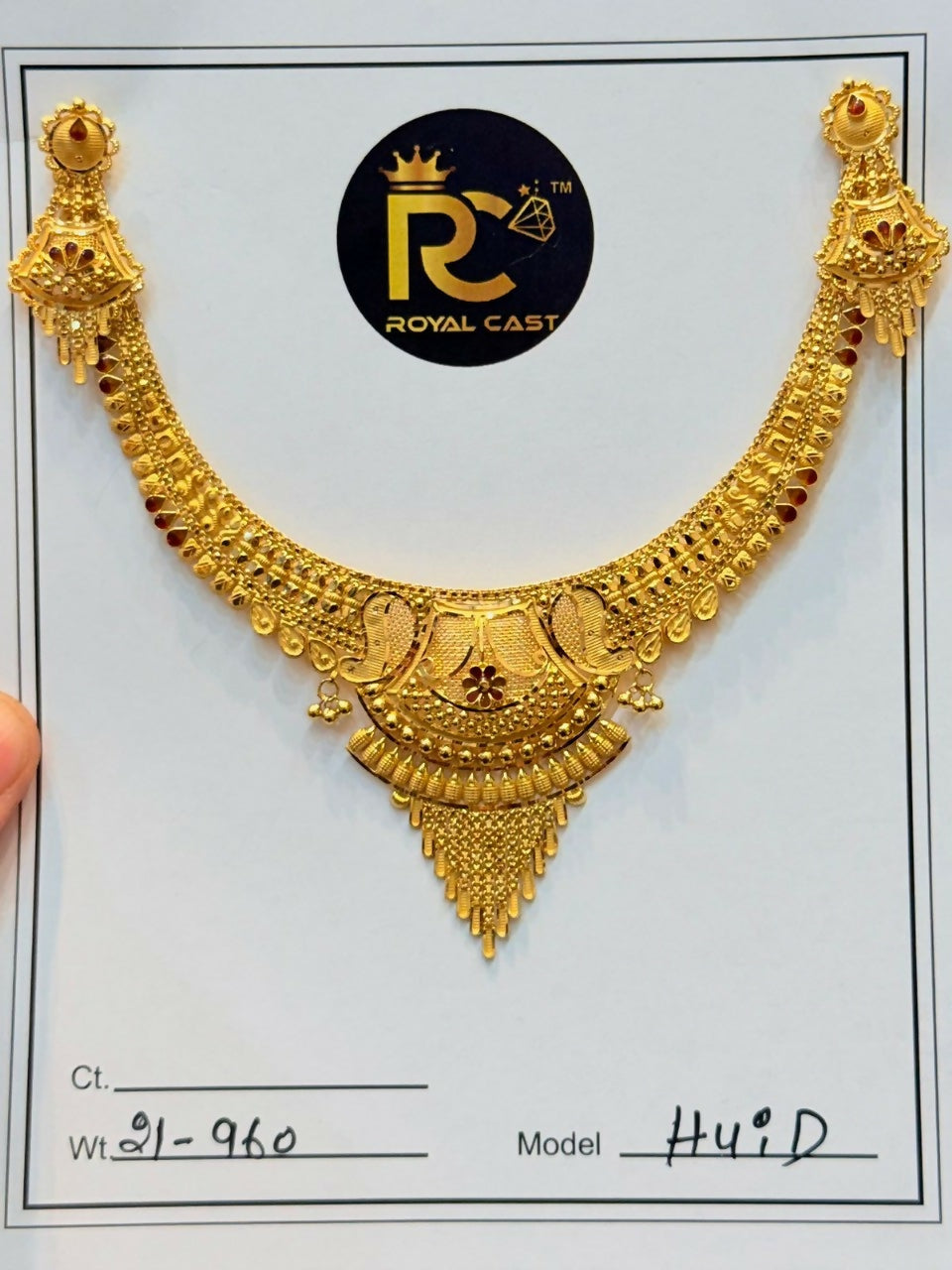Gold Necklace Sarafa Bazar India