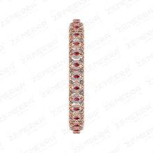 Classic 14K Gold Diamond Bangles With Marqise Stone Sarafa Bazar India