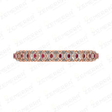 Classic 14K Gold Diamond Bangles With Marqise Stone Sarafa Bazar India
