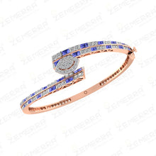 Classic 14K Rose Gold & Natural Diamond Bracelets Fine Jewelry Sarafa Bazar India