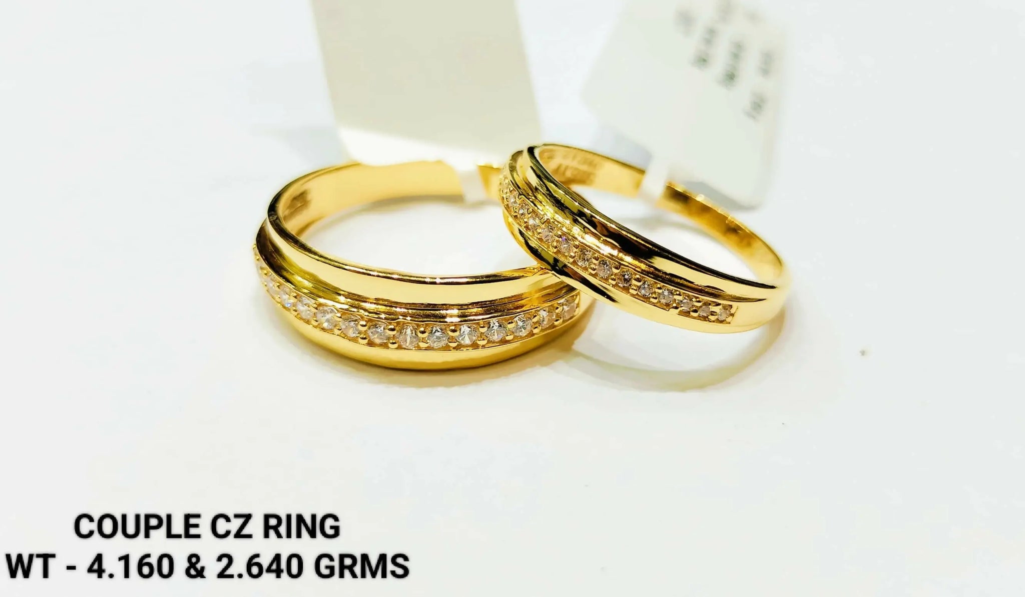 Couple CZ Ring Sarafa Bazar India