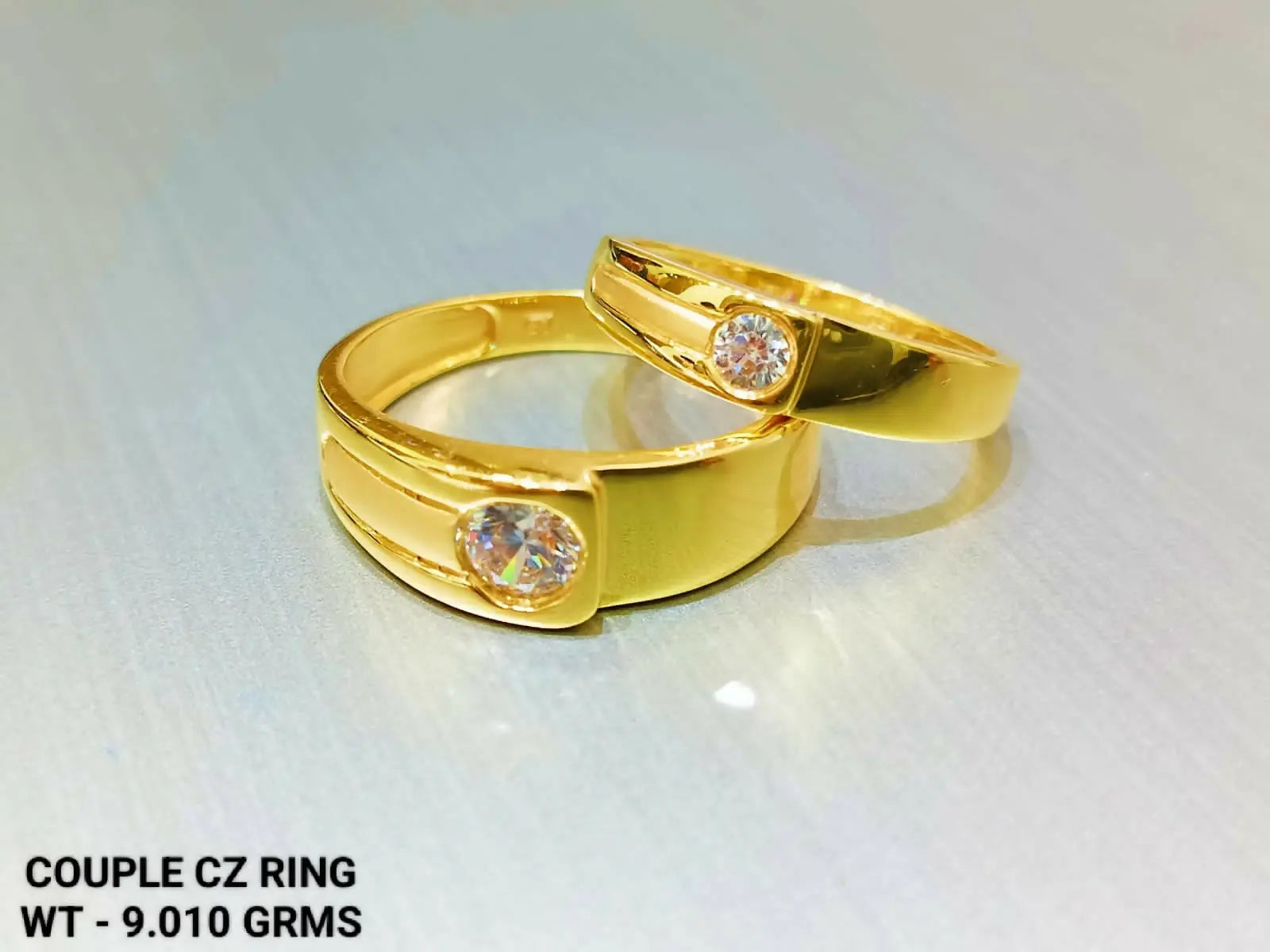 Couple CZ Ring Sarafa Bazar India