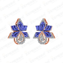 14K Gold Diamond Pendant Set for Women Sarafa Bazar India