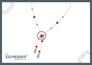 Crowd Favorite 14K Gold Diamond Drop Pendant For Women Sarafa Bazar India