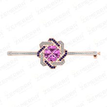 Crowd Favorite 14K Gold Diamond Dual Color Spiral Bracelets Sarafa Bazar India