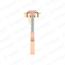 Crowd Favorite 14KT Gold Geometric Floral Diamond Ring Sarafa Bazar India