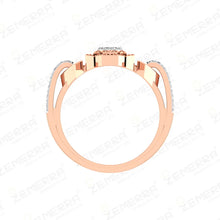 Crowd Favorite 14KT Gold Geometric Floral Diamond Ring Sarafa Bazar India