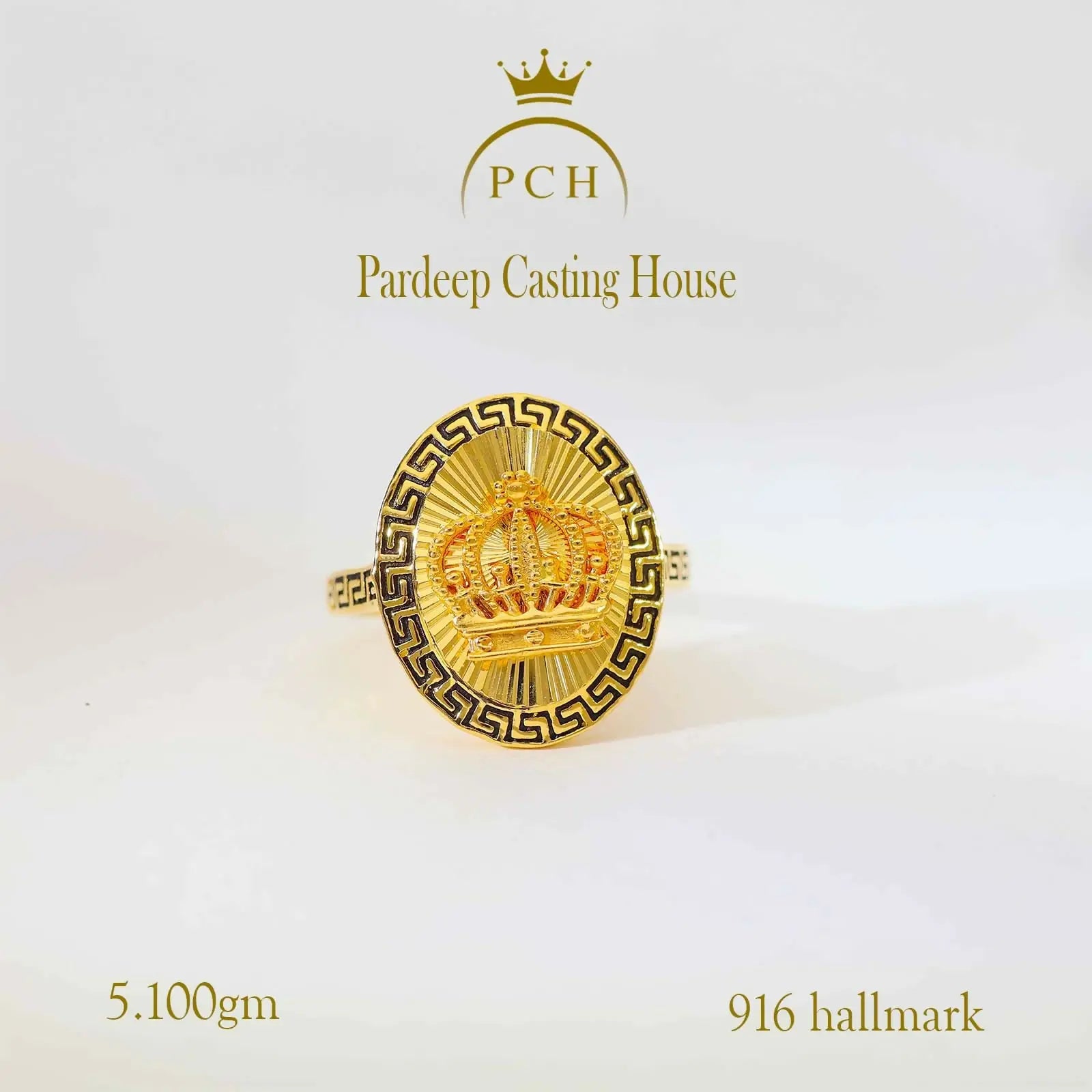 Crown Shine Ladies Ring Sarafa Bazar India