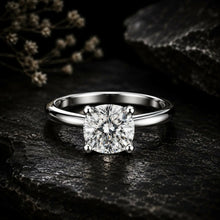 Cushion Cut Lab Grown Diamond Women's Ring 9Kt Gold Sarafa Bazar India