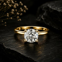 Cushion Cut Lab Grown Diamond Women's Ring 9Kt Gold Sarafa Bazar India