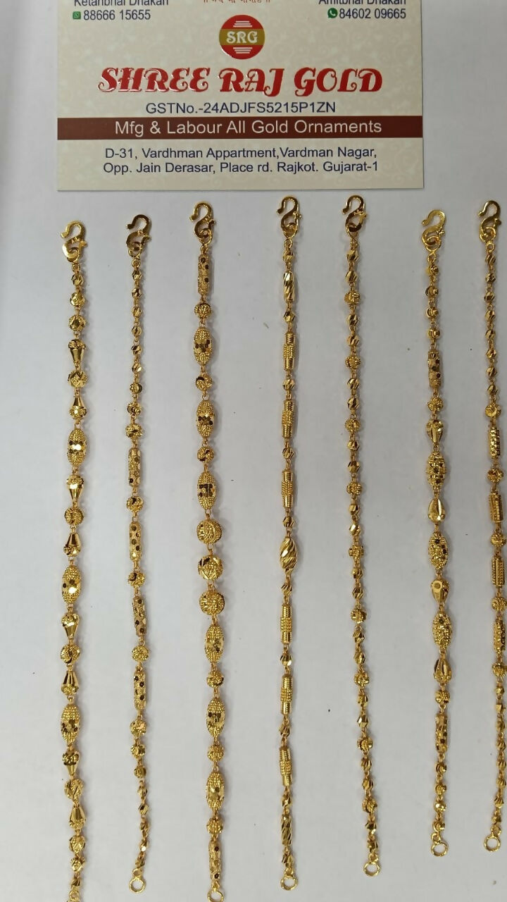 Gold Ladies Bracelets Sarafa Bazar India