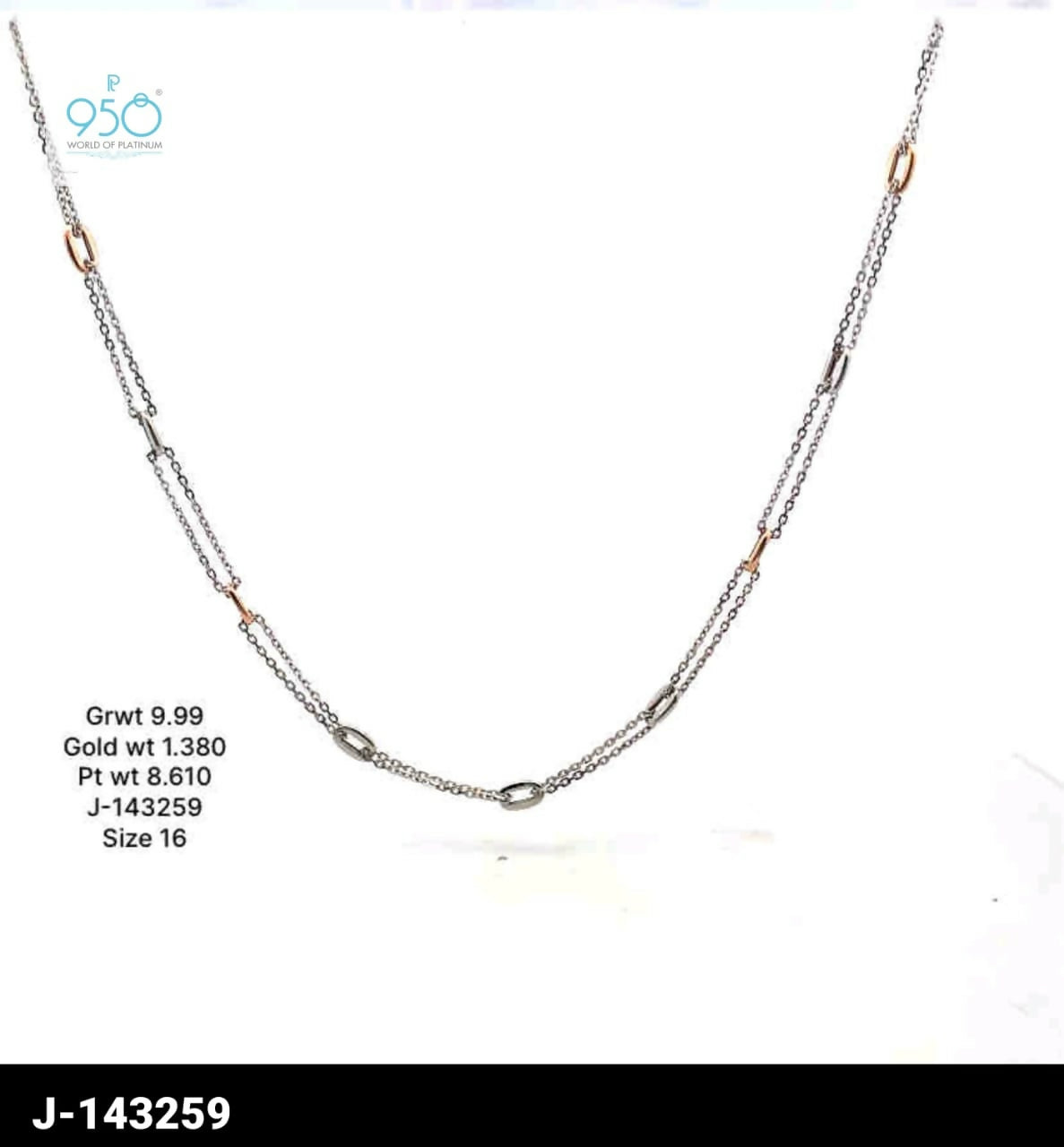 Platinum Ladies Chain 6