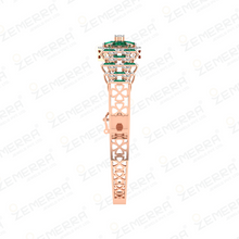 Dizzling Diamond Bracelets Green Stone in 14K Gold Sarafa Bazar India