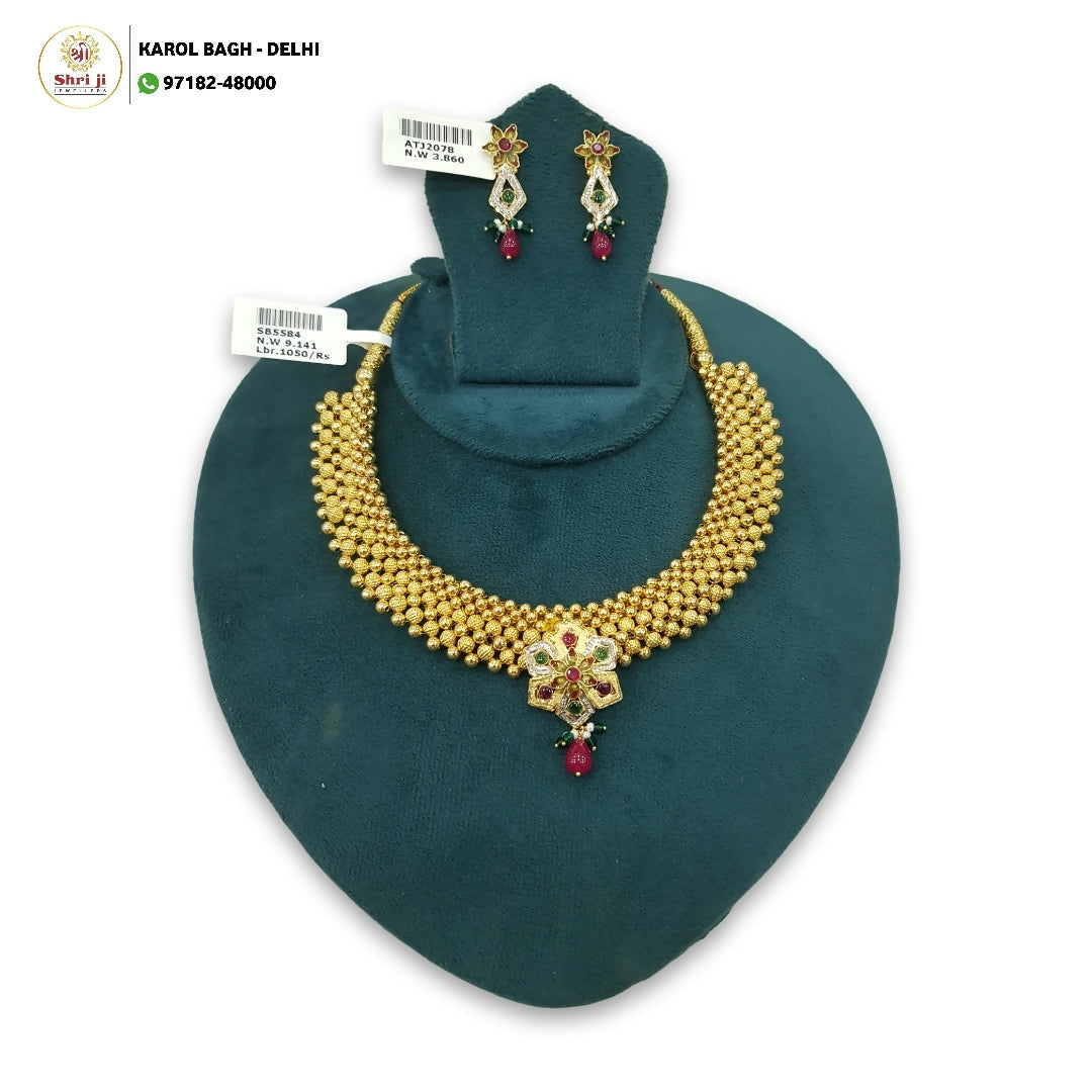 Light Weight Ghalsari Necklace Sarafa Bazar India