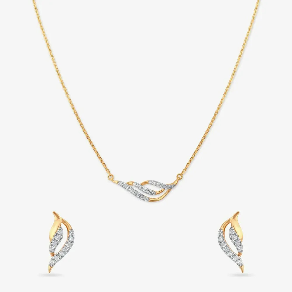 Diamond Chain Set Sarafa Bazar India