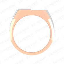Dizzling Diamond Men's Rings In 14K Rose Gold Sarafa Bazar India