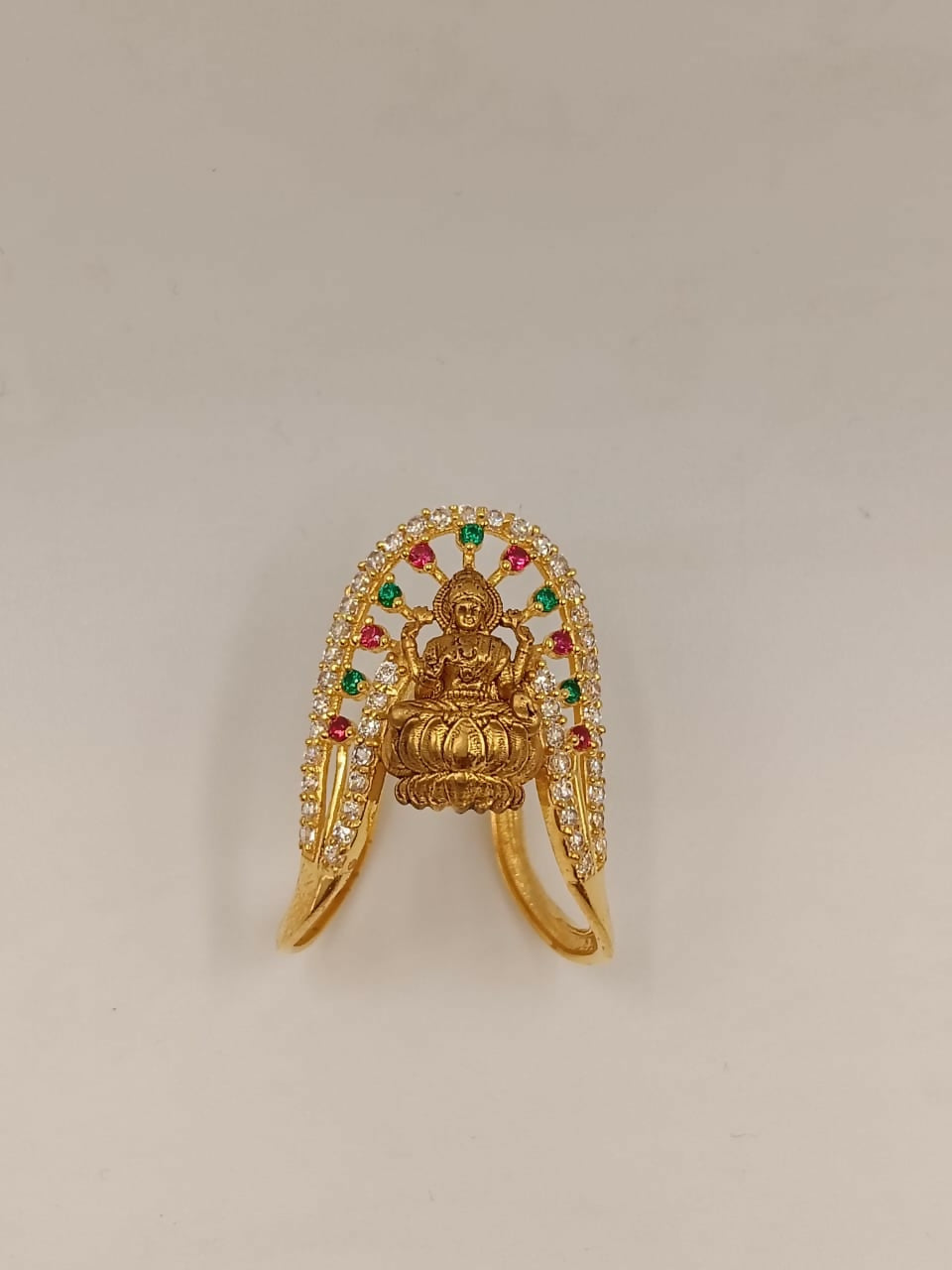 Temple CZ Venki Ladies Ring Sarafa Bazar India