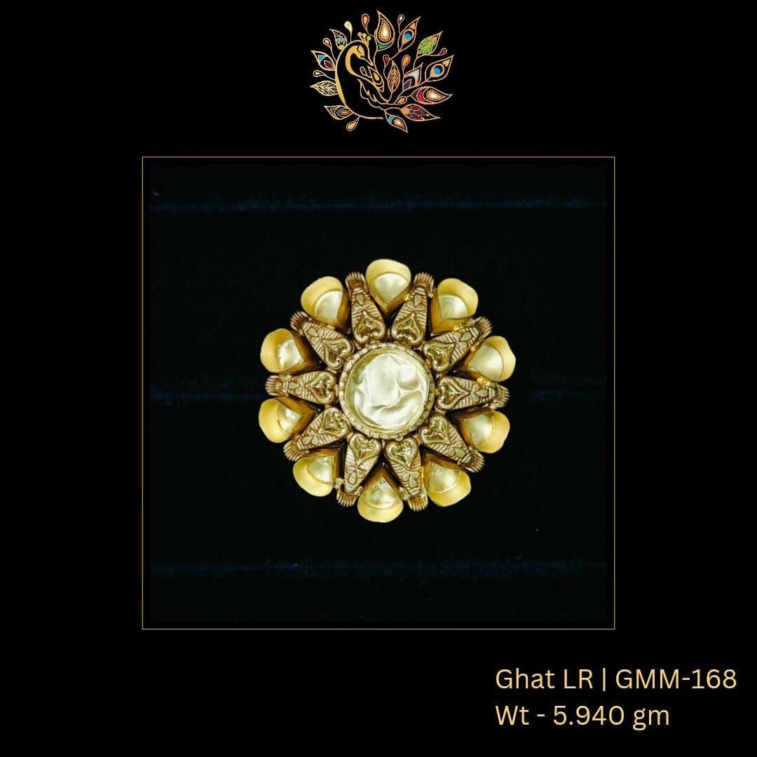 Antique Ghat Ladies Ring Sarafa Bazar India