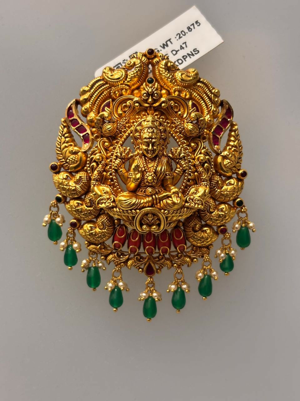 Antique Temple Pendants Sarafa Bazar India