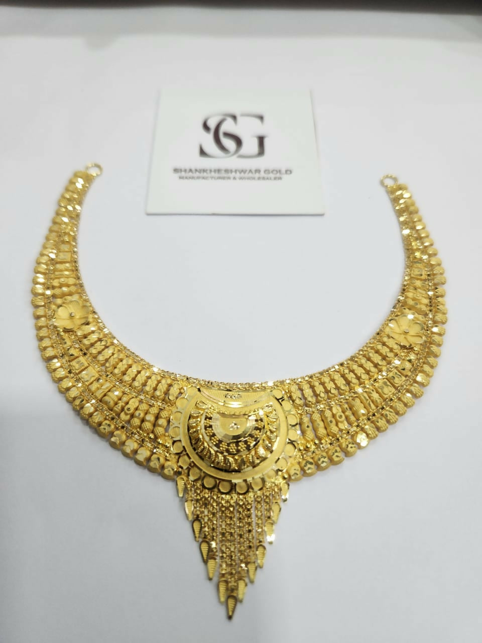 Gold Necklace Sarafa Bazar India