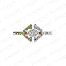 Easy to Wear 14K Rose Gold Diamond Rings Sarafa Bazar India