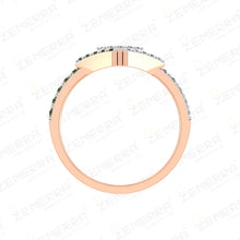 Easy to Wear 14K Rose Gold Diamond Rings Sarafa Bazar India
