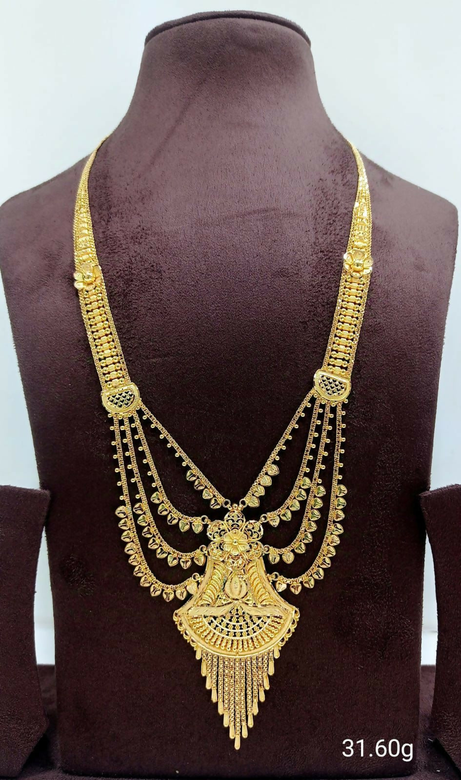 Gold Long Set Sarafa Bazar India